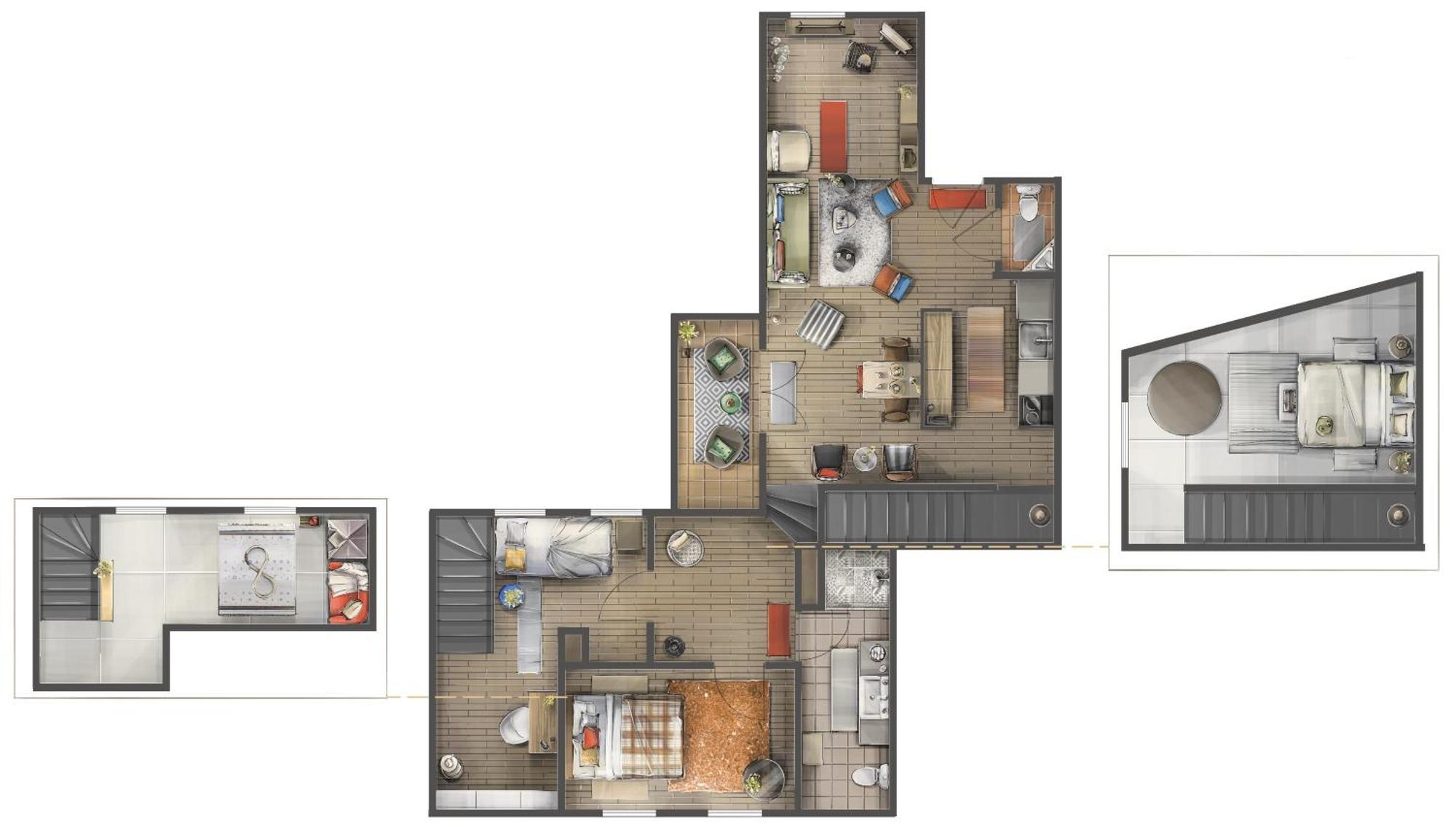 Family Penthouse Old Town Heart Renovated Leilighet Beograd Eksteriør bilde